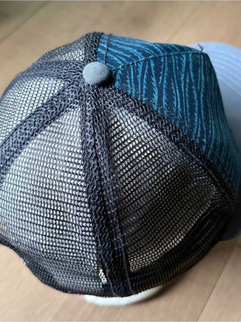 Prana Vista Trucker Blue Men’s Baseball Cap Snapback O/S Cotton Poly #U5VIST315